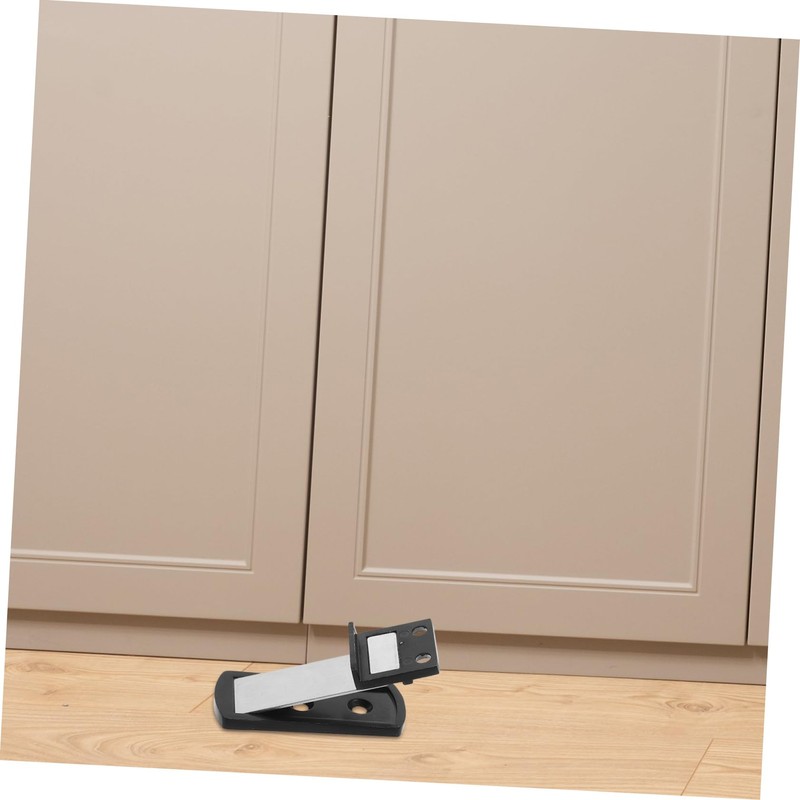 LALAFINA Invisible Door Stopper Magenetic Door Stopper Magnetic Doorstop Black