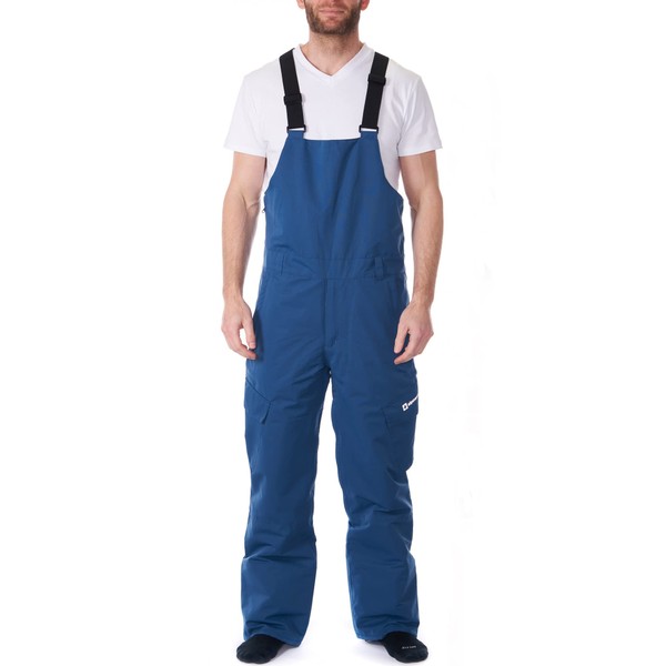 Alpine Swiss Men’s Insulated Snow Bib Overalls Waterproof Winter Ski