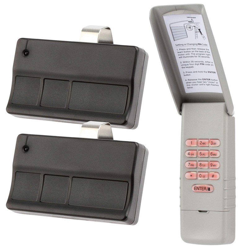 Keypad and 2 Remotes for Liftmaster Garage Door Opener (373LM