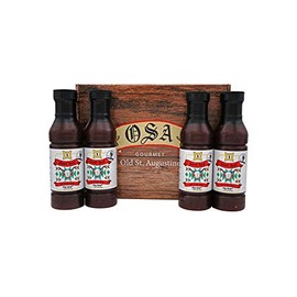 Sweet Heat Bar-B-Que Sauce Gift Box, Includes 4 Bottles, 12 oz Each