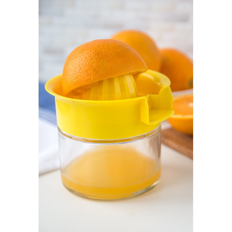 Fox Run Manual Juicer Set, 5602, Plastic and Glass, 1