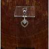 Belly Button Ring 14 Gauge Double Heart Belly Button Ring