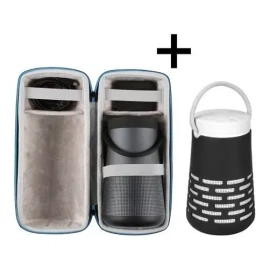 Estuchelandia Estuche Rigido Y Funda Silicon Para Bose Revolve Plus 1 Y 2