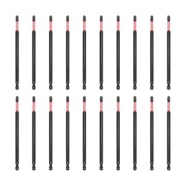 KELSON 20pcs PZ3 150mm Pozi 3 Impact Rated Screwdriver Bits 1/4" Universal