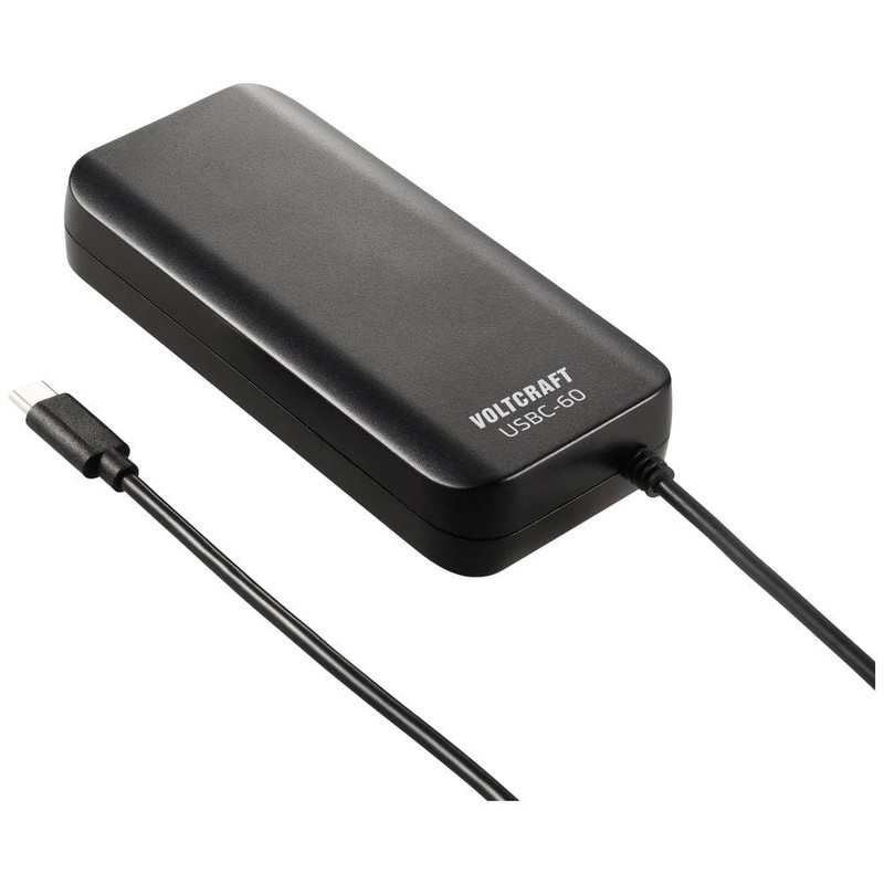 VOLTCRAFT USBC-60 USB Charger 60W 5V 9V 12V 15V 20V