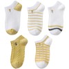 Rumnoke Women Ankle Socks 5 Pairs Trainer Socks Casual Cotton