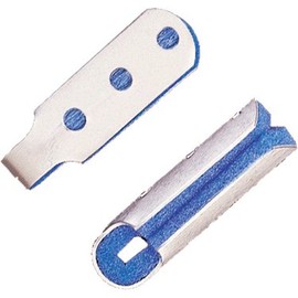 Djo Finger Splint Padded Aluminum/Foam Left Or Right Hand Silver/Blue Medium - 12 Per Pack
