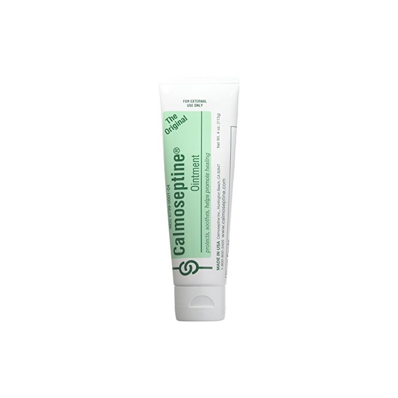 Calmoseptine Ointment Tube, Soothes Skin Irritations - 4 Oz (Pack