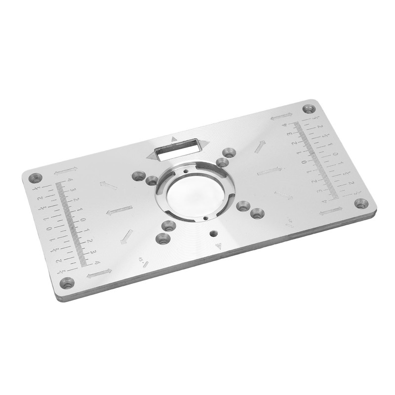 Aluminium Router Table Insert Plate for Woodworking Benches Milling Trimming