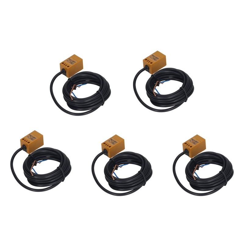 5Pcs Proximity Switch NPN Normally Closed IP65 28Hz Working Frequency