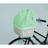Maruto D-7F Inner Type Front Basket Cover, Checked Green
