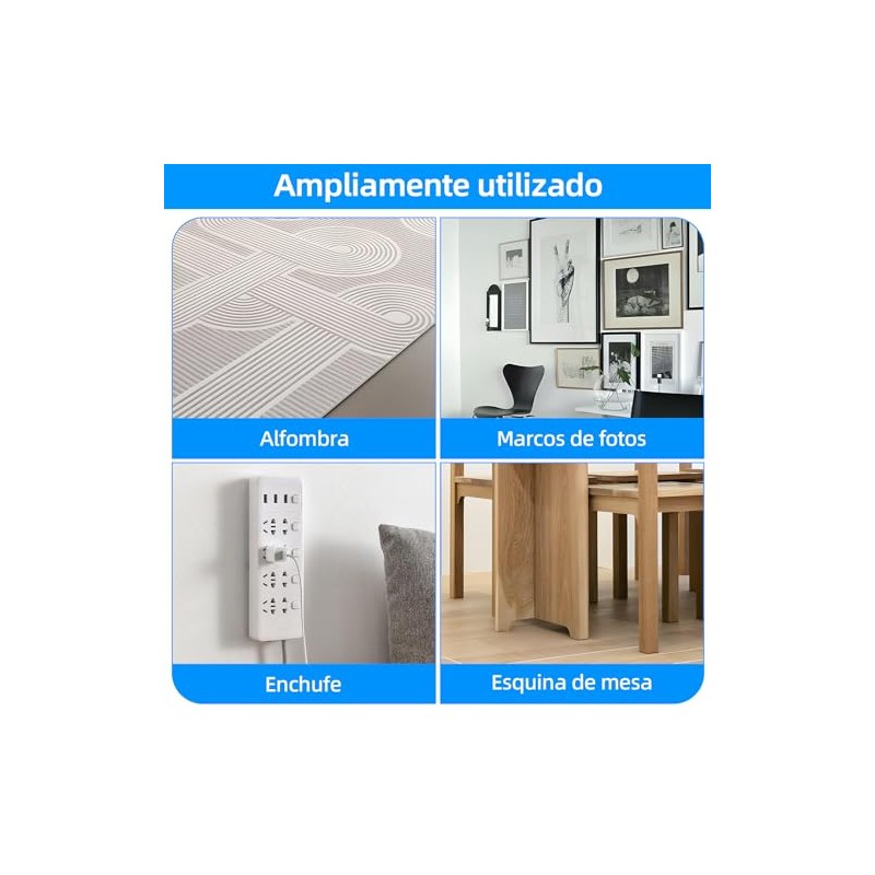 Cinta Nano Adhesiva Doble Cara 5M, Reutilizable Antideslizante