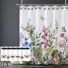 12Pcs Dragonfly Butterfly Bee Shower Curtain Hooks，Rust Proof Stainless Steel