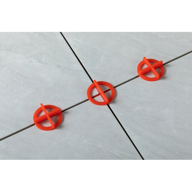 Tipu 200-Pcs 1/16"(2mm) Removable Tile Spacers, Reusable Cross Tile Spacer