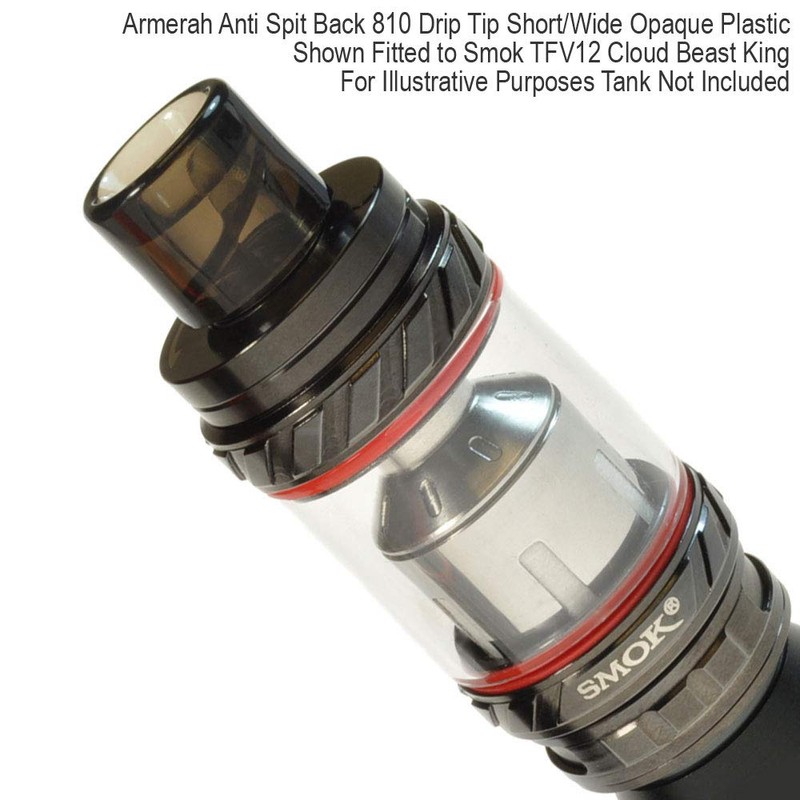 Armerah Anti Spit Back 810 Drip Tip eCig Mouthpiece Short/Wide