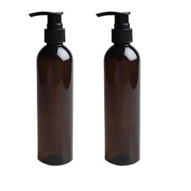 Body Oil Container,Body Oil Dispenser with Lotion Pump,Leak-Proof and BPA-Free Plastic,2PCS