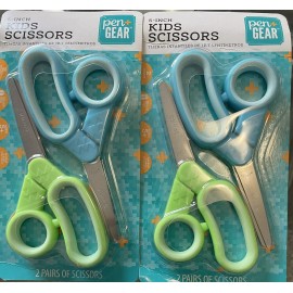 Pen + Gear 5-Inch Kids Scissors 2 Count Blunt Tip  Ages 5+ Pen + Gear For School Or Work
