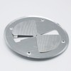 X-Haibei Round Butterfly Ventilator Vent Cover Aluminum Dia. 7.8 inch
