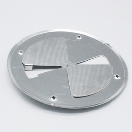 X-Haibei Round Butterfly Ventilator Vent Cover Aluminum Dia. 7.8 inch for Marine Boat Trailer