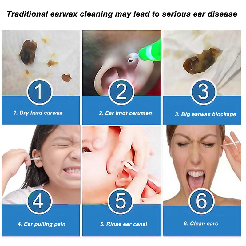 Ear Cleaning Kits 500ml Ear Washer Spray Bottle System with