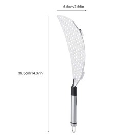 Stainless Steel Pot Strainer Kitchen Colander Drainer All Purpose Food Strainer, Endurance Crescent Pot Strainer - Stainless Steel Fry Drainer