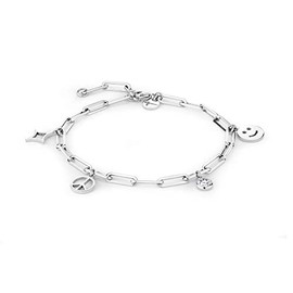 Tamaris Anklet TJ-0427, Stainless Steel, Cubic Zirconia