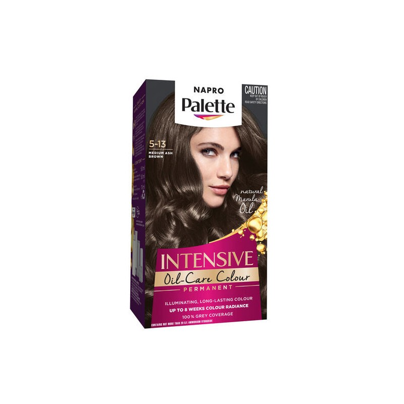 Napro Palette Permanent Hair Colour 5-13 Medium Ash Brown