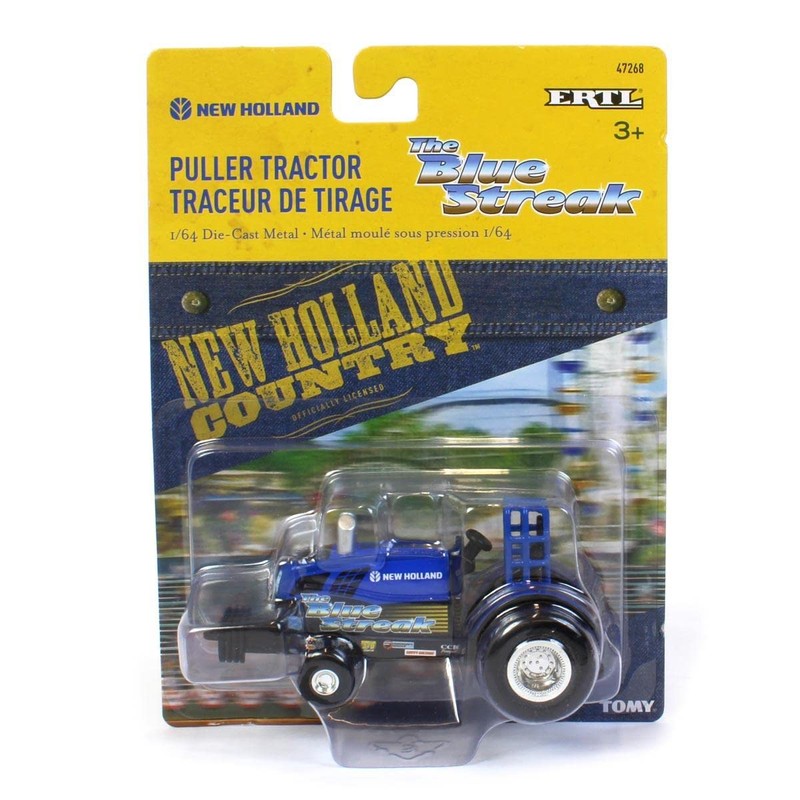 ERTL 1/64th New Holland Blue Lighting and Blue Streak Pulling