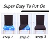 LANSHENG Stretchy Chair Covers for Dining Room Chairs, Stretch Spandex