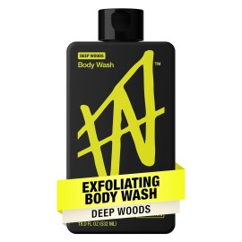 W By Jake Paul Body Wash, Exfoliating, Hydrating, Deep Woods 18 fl oz