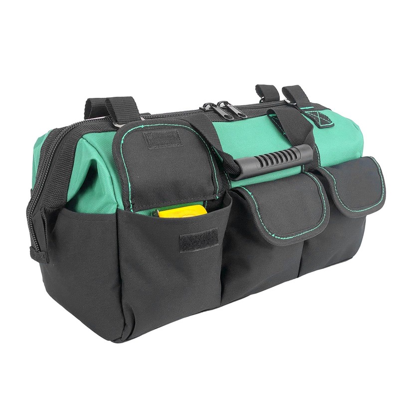 Oseeny 16-inch tool box Non-slip feet adjustable shoulder strap 14