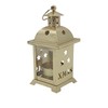2 Decorative Lanterns Gold Metal with Stars Xmas Christmas Advent