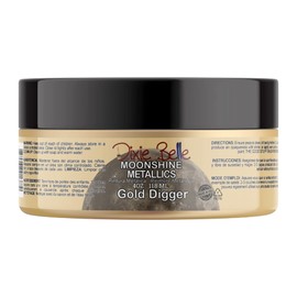 Dixie Belle Moonshine Metallics | Gold Digger (4oz) | Water-Based Shiny Chalk Mineral Paint | Metallic DIY Furniture Paint
