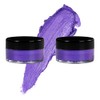 7V HOME BEAUTY Purple Eyeshadow Cream, Blendable Smooth 2pcs Shimmer