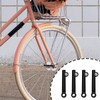Wshxjzyay 4 Pieces Bike Fenders Support Frame Modification Extension Sleeve,