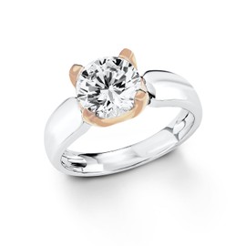 s.Oliver Jewel Damen-Ring 925 Sterling Silber Zirkonia weiß Gr.52 (16.6) 487375