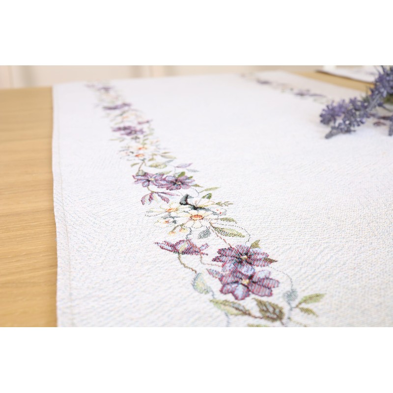 Decorative Table Runner Spring Summer Washable Fabric 140 x 45