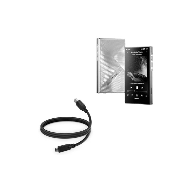 BoxWave Cable Compatible with FiiO JM21 - DirectSync - USB