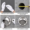 Stainless Steel Round Air Vent Grille – Wall & Ceiling