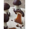 Cluizel Champignon Chocolate Mushrooms, 7 Count, Caramel and Nougatine Filled