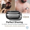 VIDSA Braun Series 3 Replacement Shaver Head 2-Pack Compatible S3