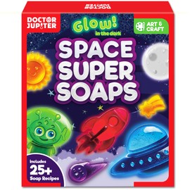 Doctor Jupiter Space Super Soaps - Soap Making Kit for Kids | Arts & Crafts for Kids Ages 4-6-8-12 | Birthday Gift Ideas for Boys & Girls, Space Toys