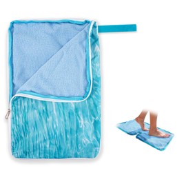 Waterproof Embedded Towel Wet Dry Bag, Oxford Cloth Zipper Design Portable Wet Bag for Swimsuit, Reusable Wet Clothes Bag With Towel, Swimming Bag for Pool Beach Gym Travel Essential