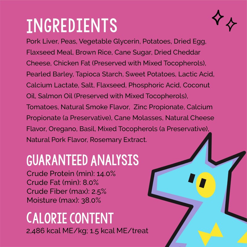 Crazy Dog Treat-Me! Mini Treats, Pizza, 4 oz.