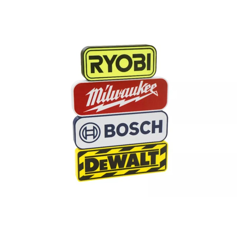 Speedway LED Shop Sign Light Box for DeWalt Logo Brand
