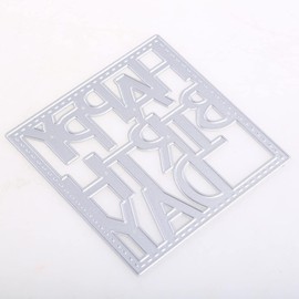 Silver Cutting Dies for Birthday Card Making Embossing Scrapbooking Metal Die Cuts Flower for Earrings Cardmaking Leather Metal Die Cuts Easter for Card Making Scrapbooking Die-Cutting & Embossing
