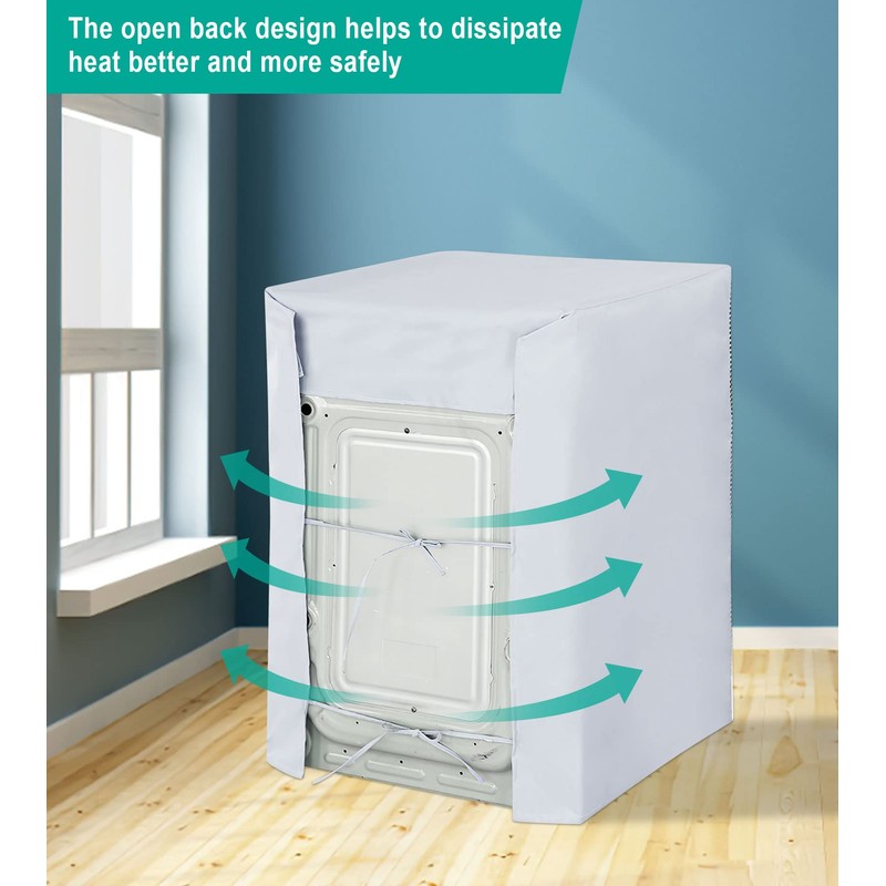 Washing Machine Cover, Waterproof, Protective Cover for Washing Machine and