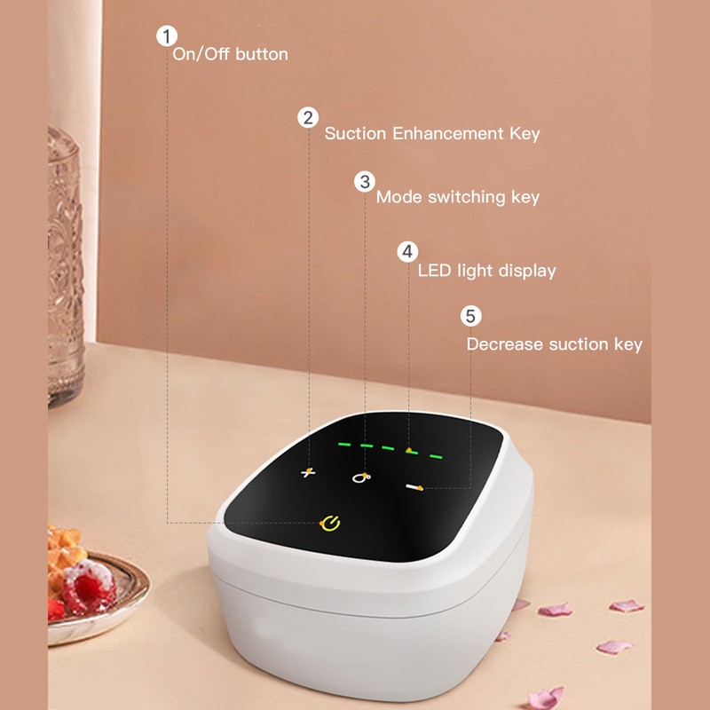 Electric Double Breastfeeding Pump 5 Levels Suction Less Noise Rechargeable