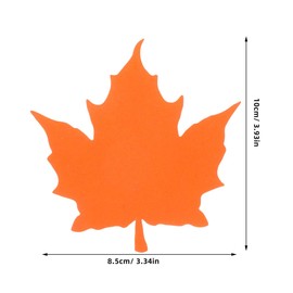 STOBOK 50Pcs Fall Maple Leaf Paper Cutouts for DIY Crafts, Bulletin Board Decor, Thanksgiving Decorations, Autumn Party