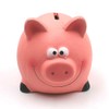 Piggy with Hammer Wheelbarrow 14 x 12 cm Multi-Coloured